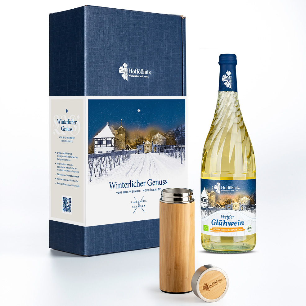 HL-Thermobecher & Glühwein weiß & 2er GePa