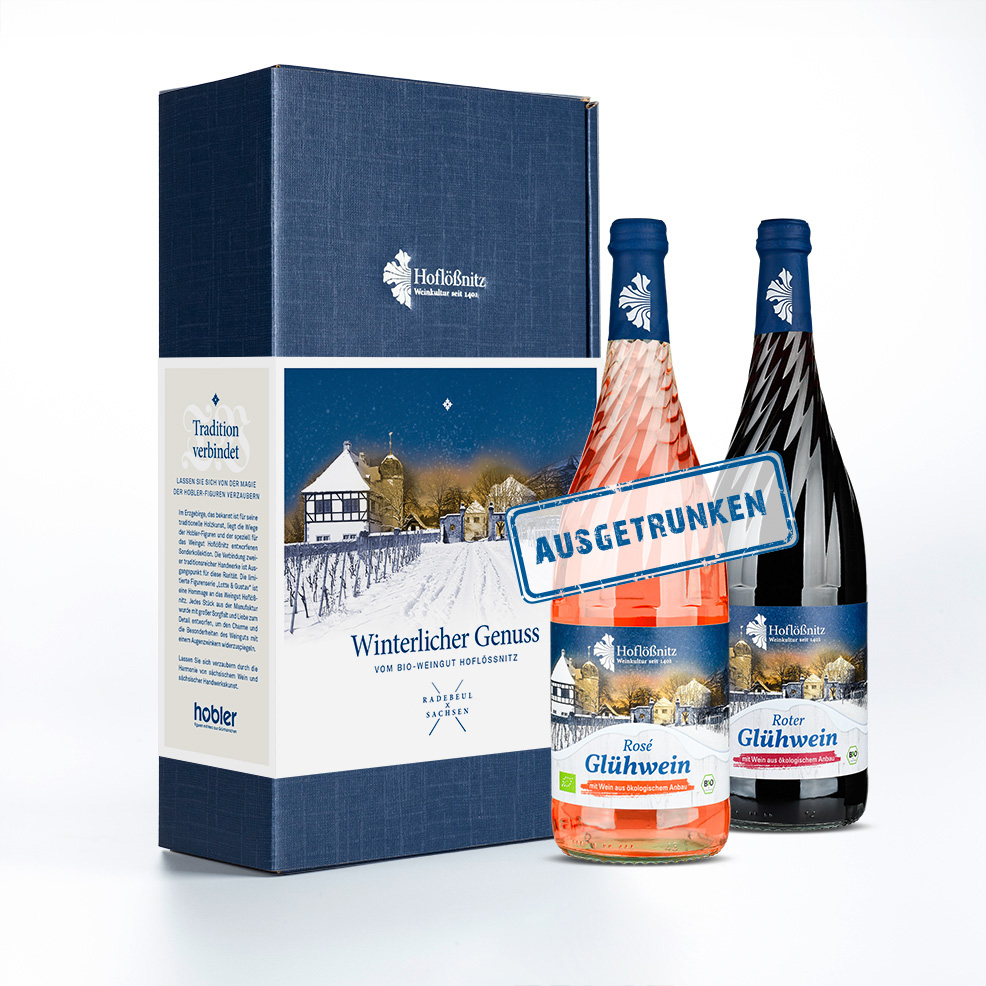 Präsent Bio-Glühwein Duo rosé/rot Präsent Bio-Glühwein Duo rosé/rot