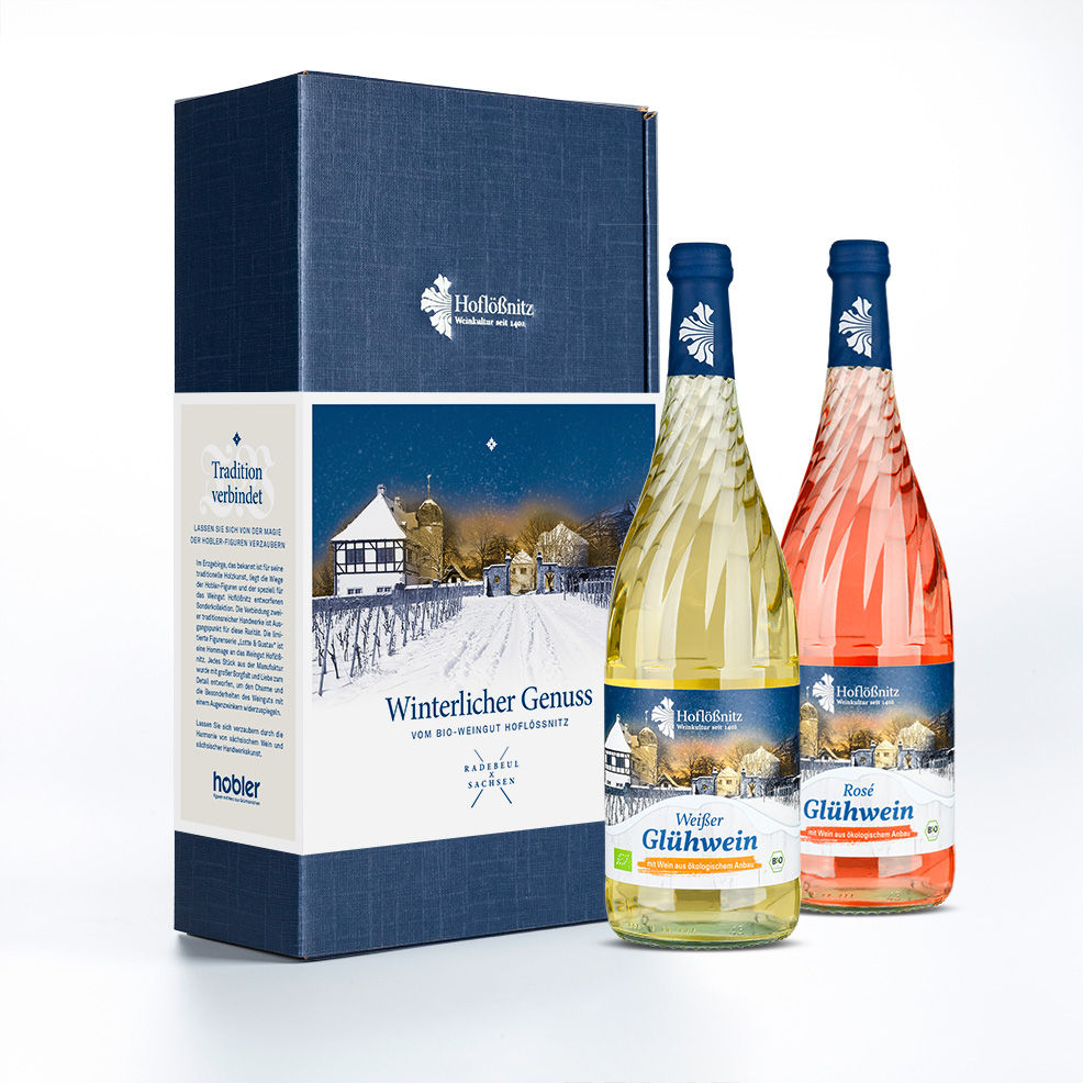 Präsent Bio-Glühwein Duo weiß/rosé