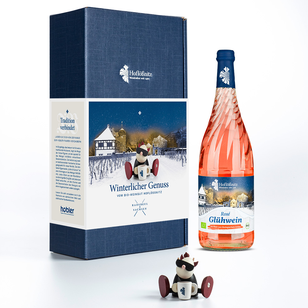 Präsent Gustav & Bio-Glühwein rosé